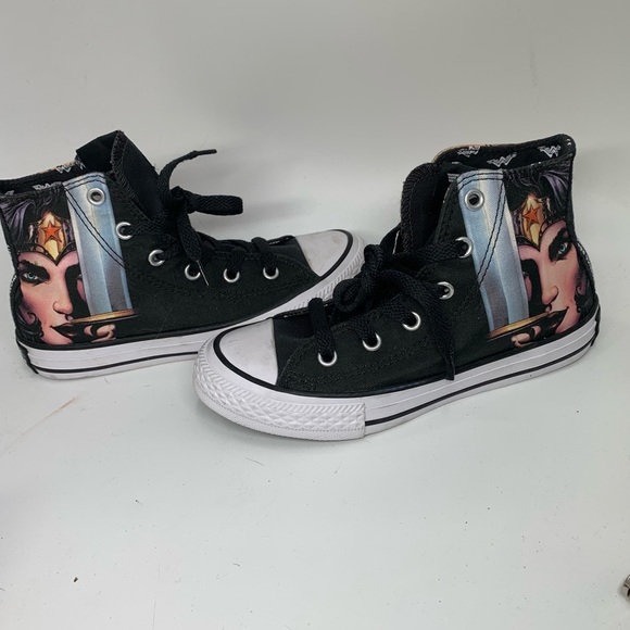 Converse DC Comics x Chuck Taylor All Star High tops 'Wonder Woman' youth 13 - Picture 1 of 10